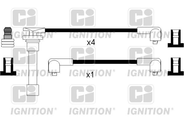 QUINTON HAZELL Комплект проводов зажигания XC357